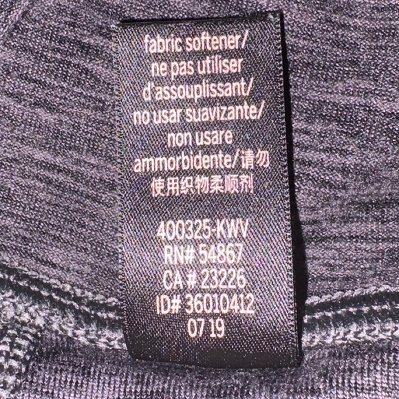 Victoria's Secret Purple/Gray High Rise Full Length Wide Waist Band Leggings - Picture 12 of 13